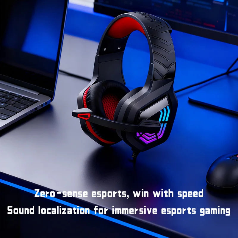 G7 LED Light Gaming Headset USB