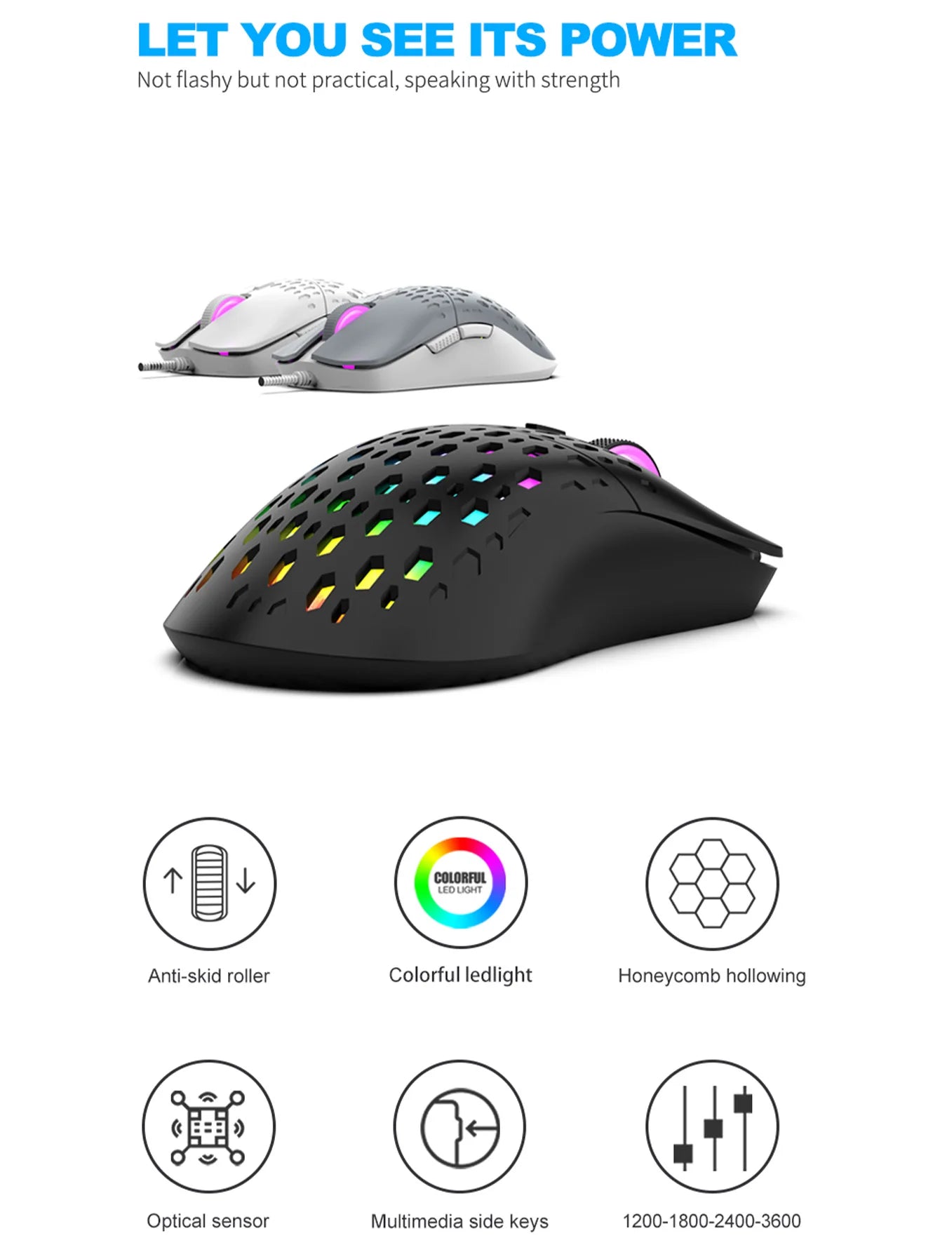 Wireless gaming mouse